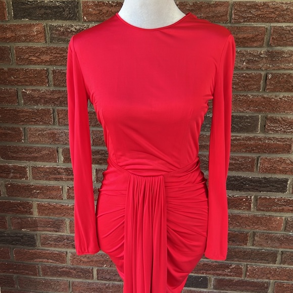 Dolce & Gabbana Long organzine dress with draping Size EU 38 US 2 - Picture 6 of 11